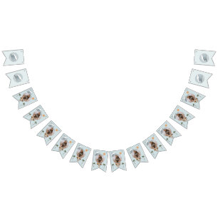 Surf's Up The Big One First Birthday Bunting Flags