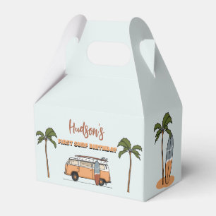 Surf's Up The Big One Surf First Birthday  Favour Box