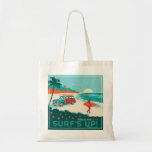 Surf's Up Tote Bag<br><div class="desc">Anderson Design Group is an award-winning studio in Nashville, Tennessee. Founder Joel Anderson and his team of talented artists love to create classic-looking poster designs. ADG prints are often mistaken for vintage posters created in the early to mid-20th Century. That’s because Anderson Design Group goes to great lengths to create...</div>