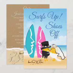 Surfs Up Wedding Invitations