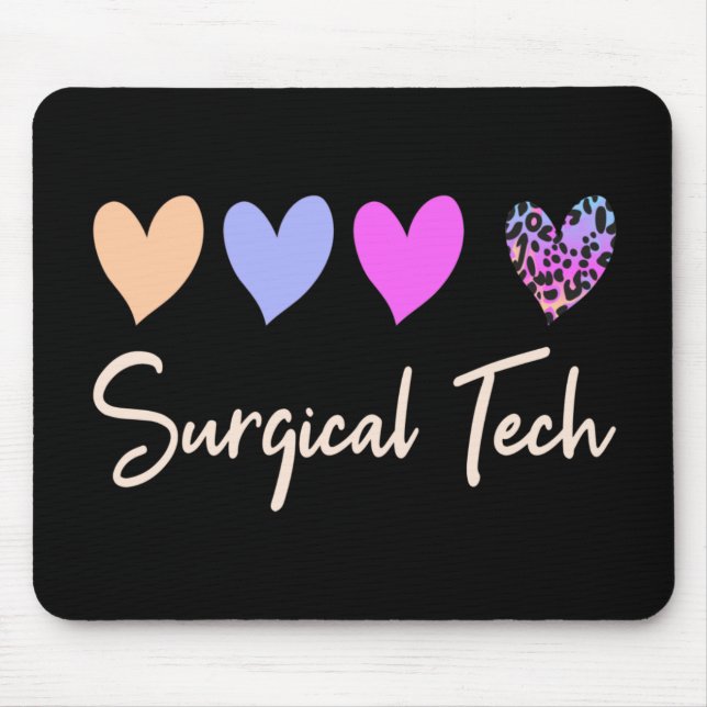 Surg Scrub Tech Surgical Technician Technologist Mouse Mat (Front)