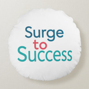 Surge To Success Round Cushion