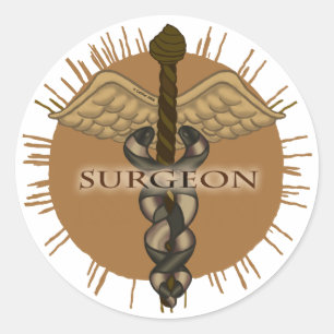 Surgeon Caduceus sticker