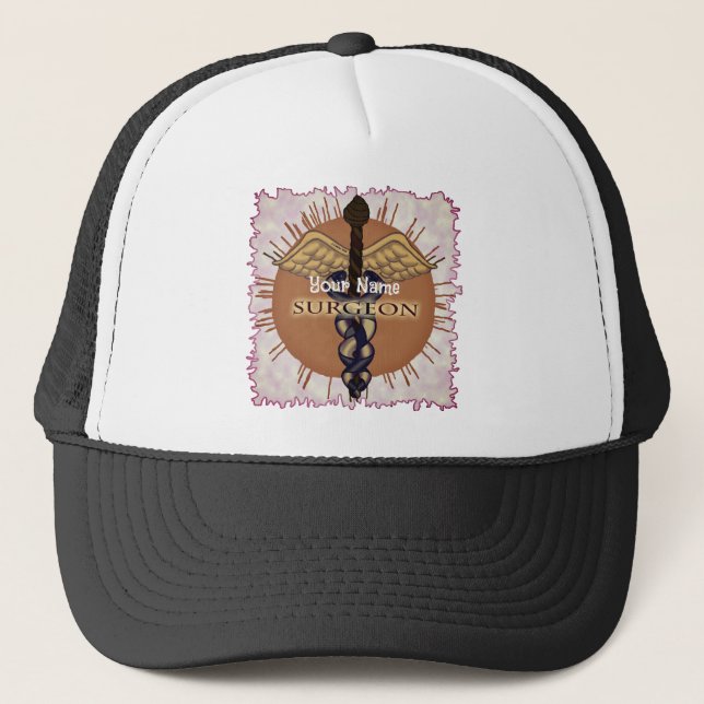 Surgeon Caduceus Trucker Hat (Front)