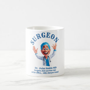 surgeon doctor medical gown operating room coffee mug