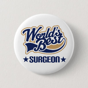 Surgeon Gift 6 Cm Round Badge