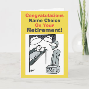 Surgeon Retirement Card