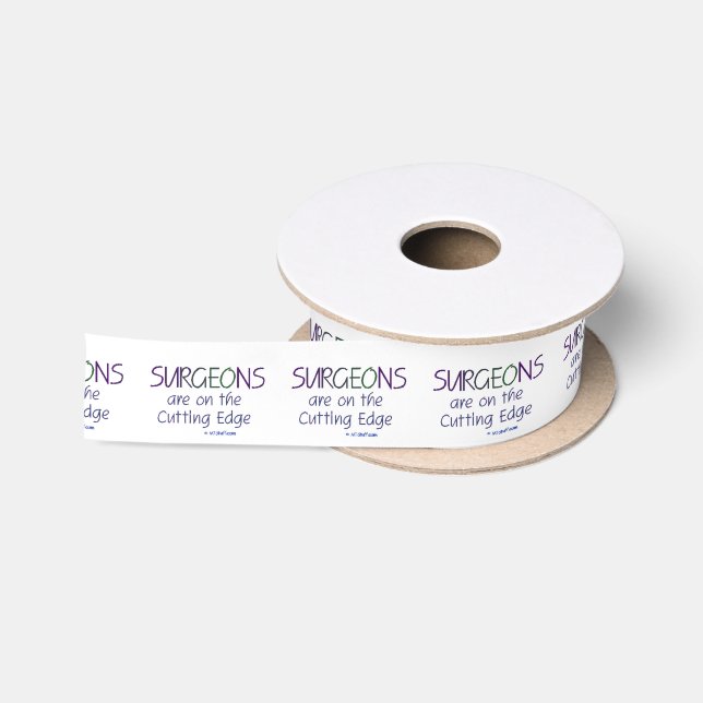 Surgeons Cutting Edge Satin Ribbon (Spool)