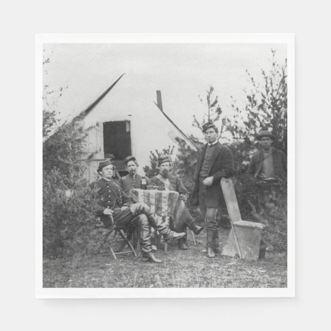 Surgeons of the 164th NY Infantry - Civil War Napkin (Front)