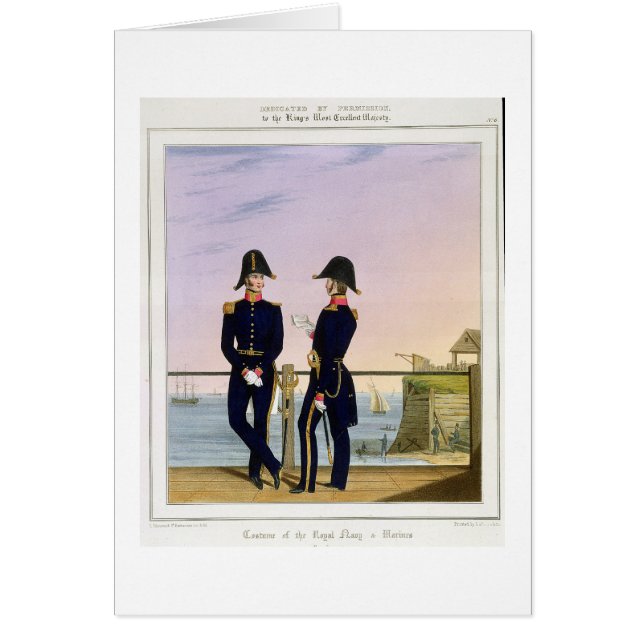 Surgeons, plate 6 from 'Costume of the Royal Navy (Front)