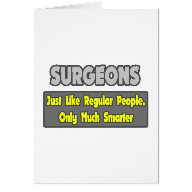 Surgeons...Smarter (Front)