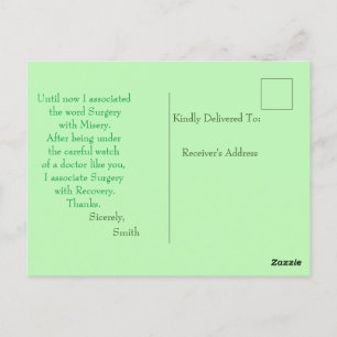 Surgery Postcard