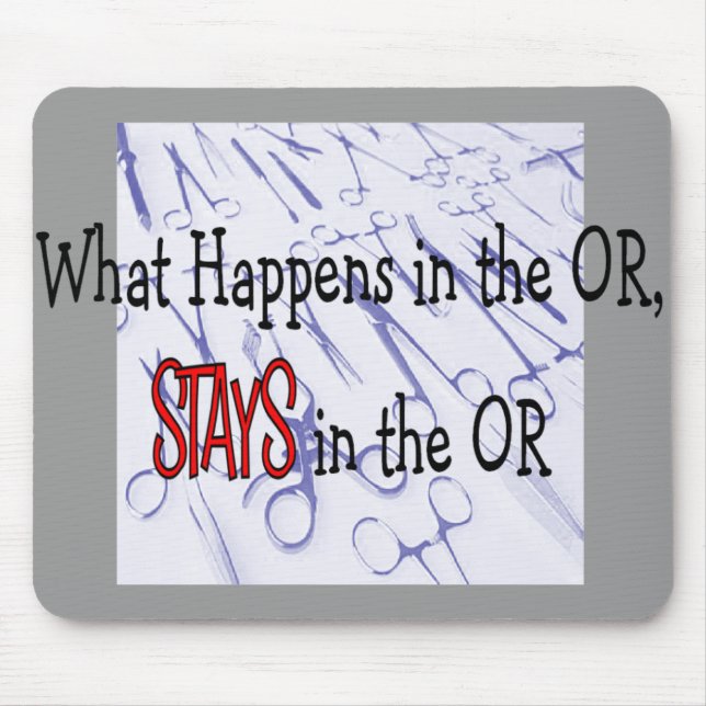 Surgery Professionals Gifts Mouse Mat (Front)