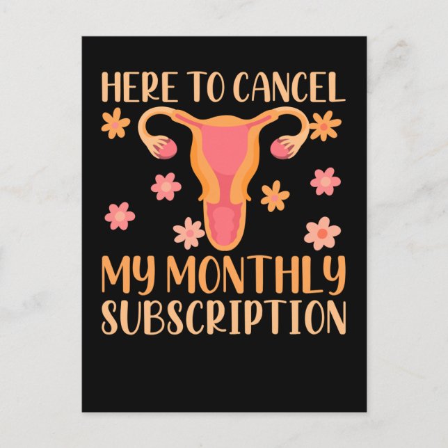 Surgery Uterus Removal Hysterectomy Recovery Postcard (Front)