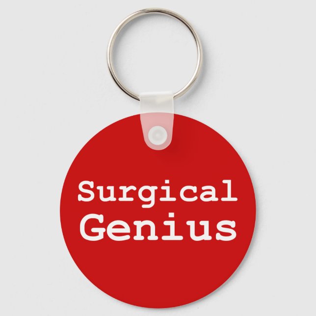 Surgical Genius Gifts Key Ring (Front)