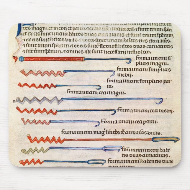 Surgical instruments from a treatise mouse mat (Front)
