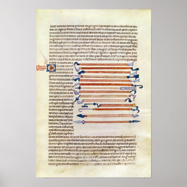 Surgical instruments from a treatise poster (Front)