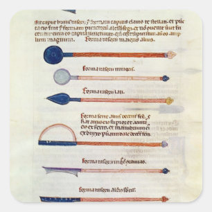 Surgical instruments from a treatise square sticker