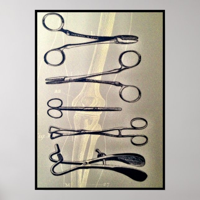 Surgical Instruments Poster (Front)
