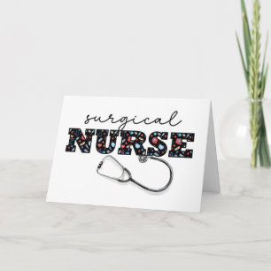 Surgical NURSE Appreciation on Nurses Day Card