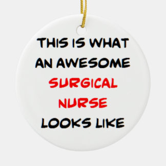 surgical nurse, awesome ceramic tree decoration