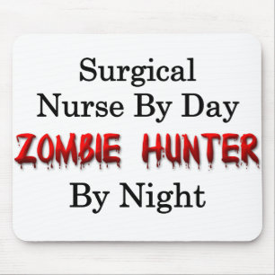 Surgical Nurse/Zombie Hunter Mouse Mat