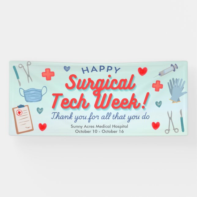 Surgical Tech Appreciation Week Banner (Horizontal)