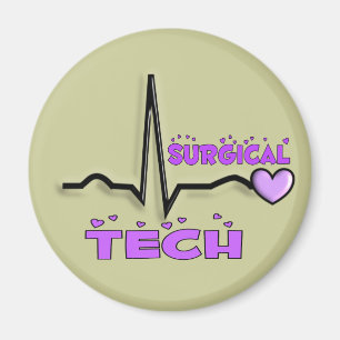 Surgical Tech Gifts  QRS Design Magnet