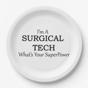 SURGICAL TECH PAPER PLATE