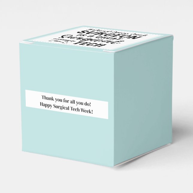 Surgical Tech | Surgical Technologist Appreciation Favour Box (Front Side)