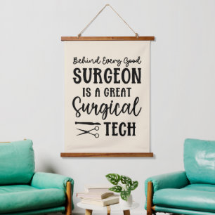 Surgical Tech   Surgical Technologist Appreciation Hanging Tapestry