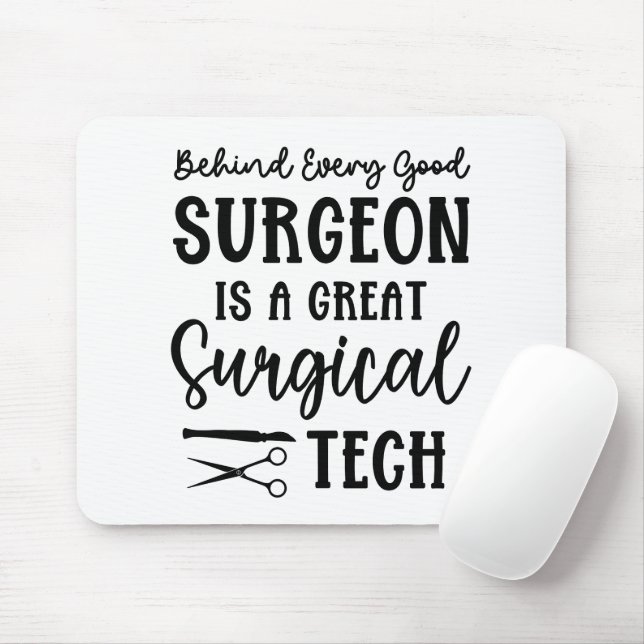 Surgical Tech | Surgical Technologist Appreciation Mouse Mat (With Mouse)