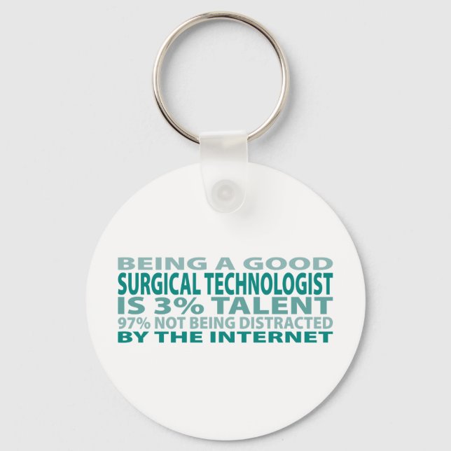 Surgical Technologist 3% Talent Key Ring (Front)