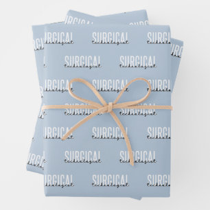 Surgical Technologist Med Surg Tech Wrapping Paper Sheet