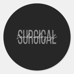 Surgical Technologist Scrub Tech Classic Round Sticker