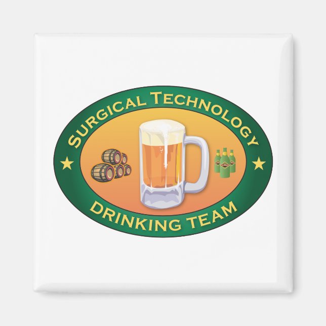 Surgical Technology Drinking Team Magnet (Front)