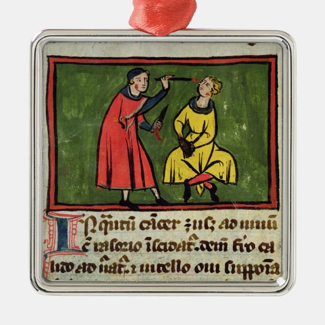 Surgical treatment, from an edition metal tree decoration (Front)