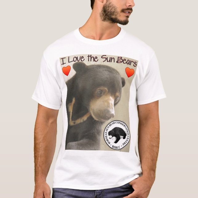 SURIA I LOVE SUN BEARS T-Shirt (Front)