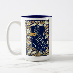 Suriel Spill the Tea Mug, Fandom Book Lovers Roses Two-Tone Coffee Mug