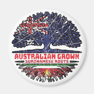 Surinam Surinamese Australian Australia Tree Roots Magnet