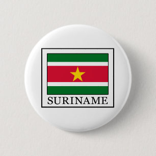 Suriname 6 Cm Round Badge