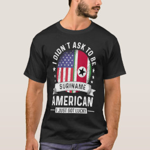 Suriname American Patriot Grown  Humor Flag T-Shirt