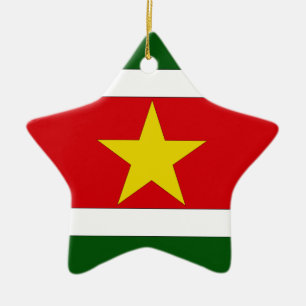 Suriname Ceramic Tree Decoration