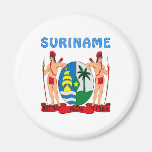 Suriname Coat Of Arms Magnet