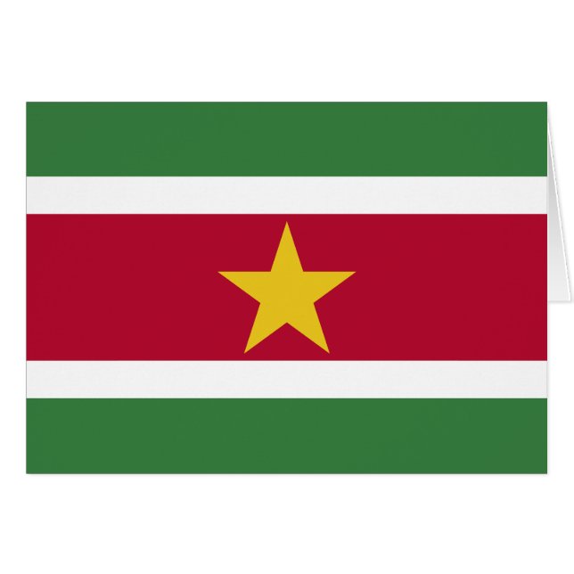 Suriname Flag (Front Horizontal)