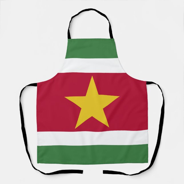 Suriname flag apron (Front)