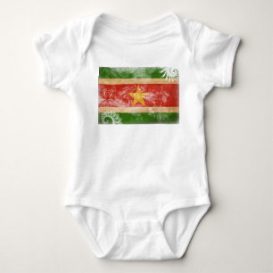 Suriname Flag Baby Bodysuit