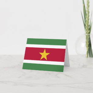 Suriname Flag Card