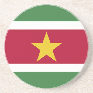 Suriname Flag Coaster