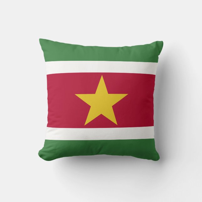 Suriname Flag Cushion (Front)